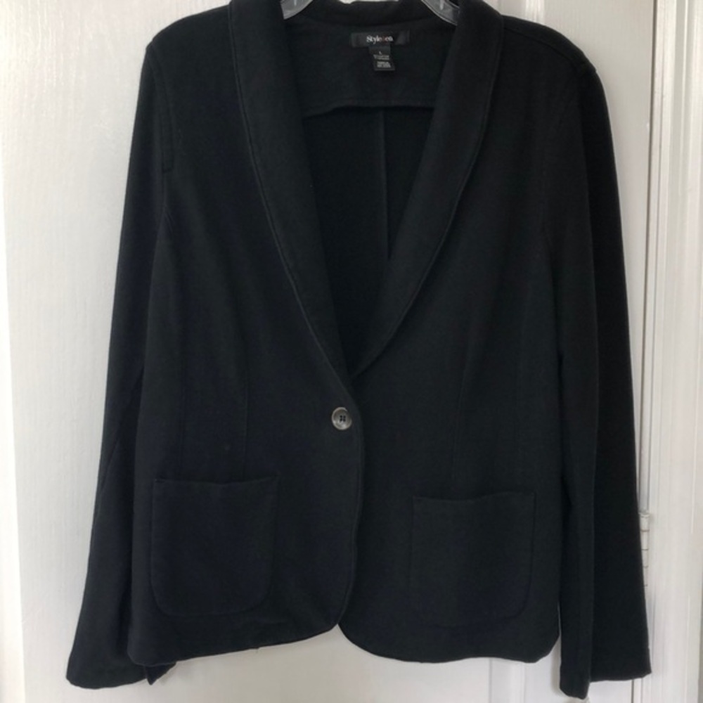Style and Co. Women’s Black Blazer